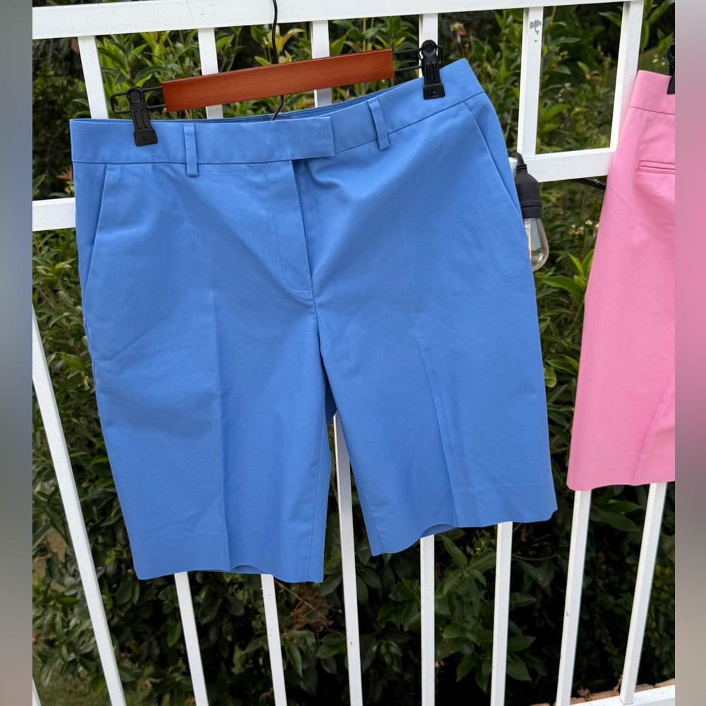Brooks Brothers Dark Blue Advantage Chino Shorts 10 Petite NWT Classic Preppy